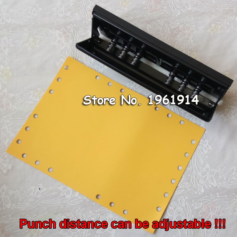 Adjustable 6-Hole Punch 6 holes punch loose-leaf emperorship 9170 adjustable diy punch perfurador de papel perforadora locher