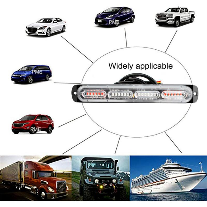 Voiture camion clignotant d'urgence tableau de bord stroboscopique voyant d'avertissement jour en cours d'exécution Flash Police lumières 24 barre de Led Modes clignotants 12V hors route
