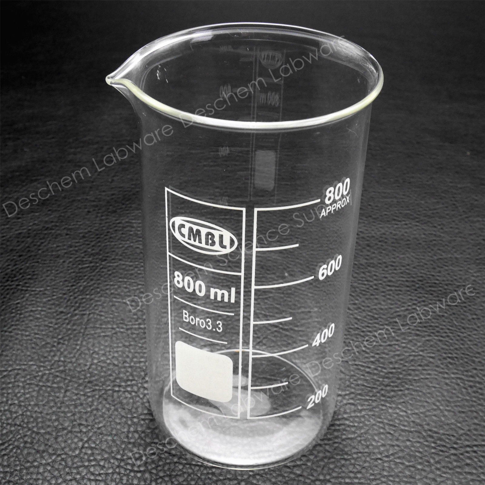 800mL Glass Beaker,Tall Form Chemistry Lab Borosilicate Glassware