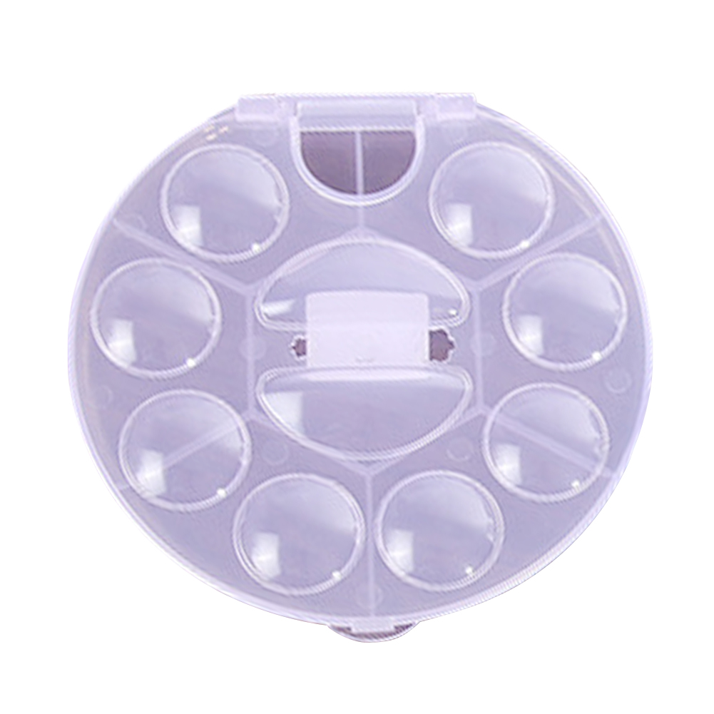 Art Flip Multifunction Circle Tools Kids Painting Multi Grid Drawing Tray Palette Watercolor Washable