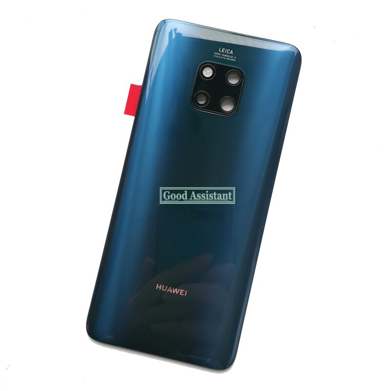 Originele Voor Huawei Mate 20 Pro LYA-L09 LYA-AL10 LYA-TL00 Back Battery Cover Deur Behuizing case Achter Glas lens onderdelen Vervanging