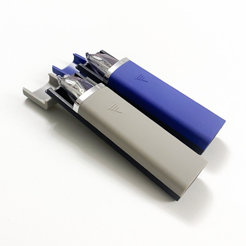 Kan Bloem Metalen Blauw Licht Leesbril Mannen Blauw Half Frame Glazen Voor Farsightness TR90 Eyewear Met Case Vergroten