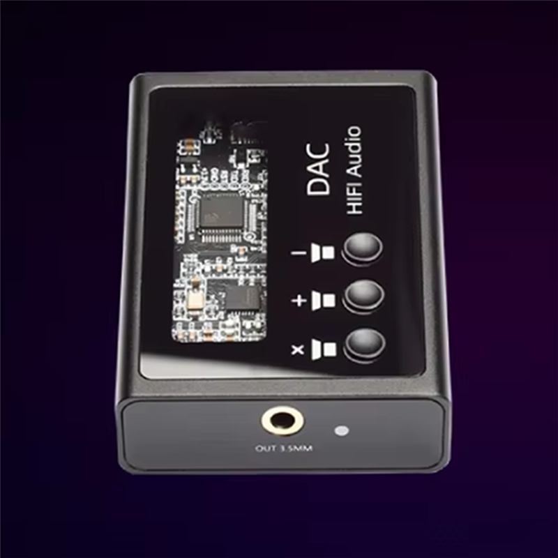 HIFI Hoofdtelefoon Decodering Versterker ES9018K2M DSD128 PCM32BIT 384 Khz Lossless Decodering Uitgang Ingebouwde MAX97220 Chip-Y47A: Default Title