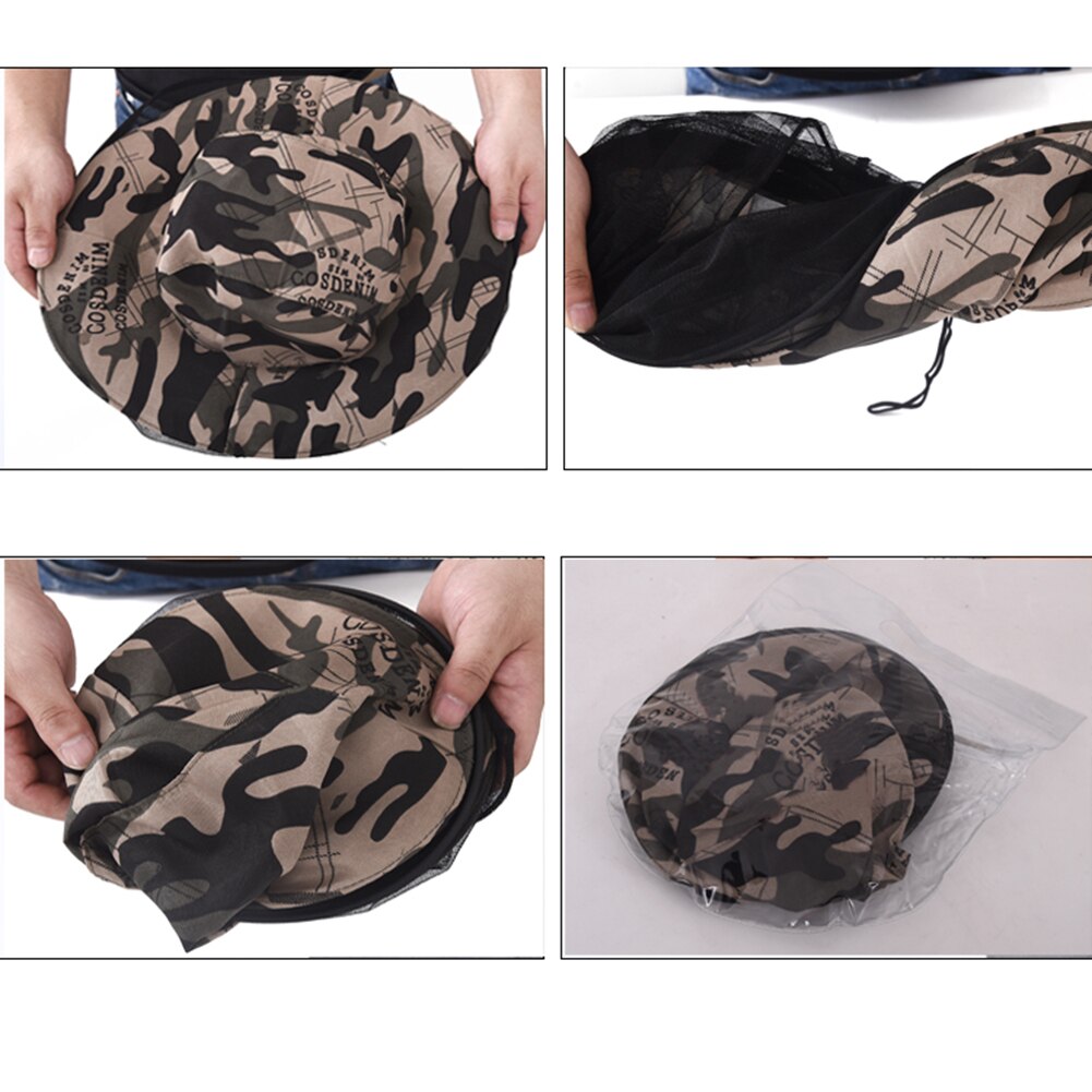 Beekeeping Hat Outdoor Portable Folding Anti-Mosquito Naturehike Accessories Net Fishing Clothes Adjustable Anti Bee Hat