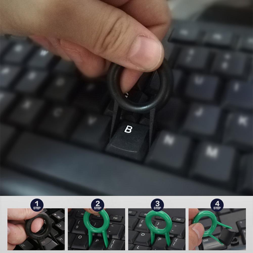 Removedor de teclado mecânico universal, removedor de teclas aleatório, 5 peças