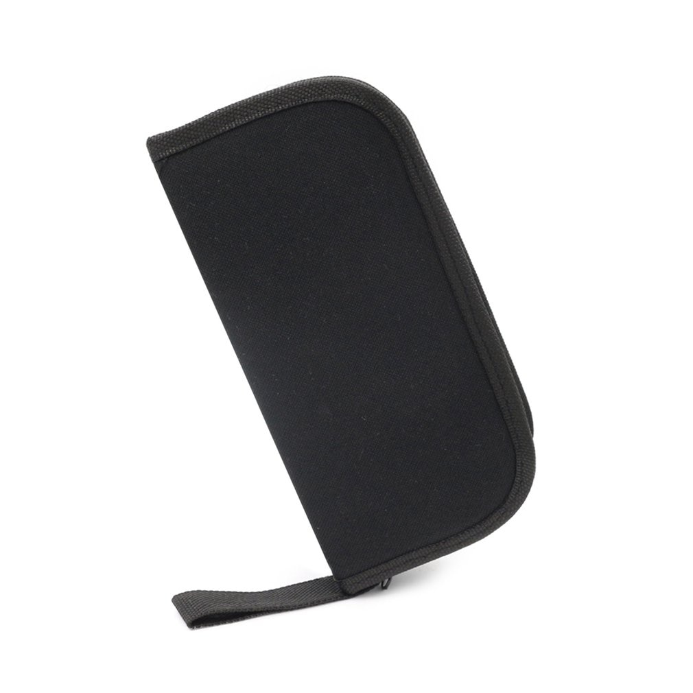 Multi-functional Canvas Bag Watch Repair Portable Tool Bag Case Opener Watch Screwdriver Zipper Storage Tool Bag Black