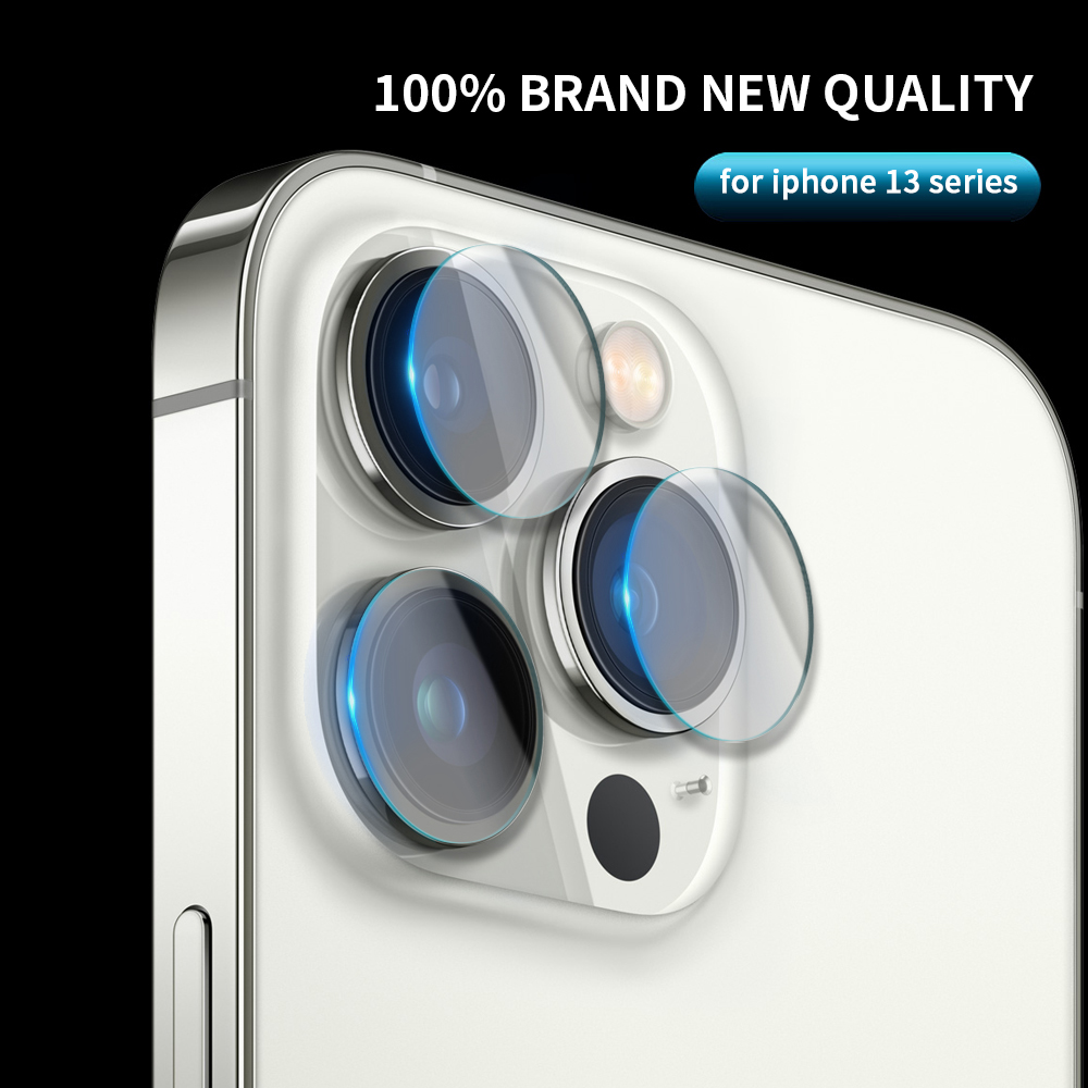 Pellicola Protettiva In Vetro Temperato Per Fotocamera Di IPhone 13 Pro E 13 Pro Max – Anti Graffio E Anti Impronta - 5