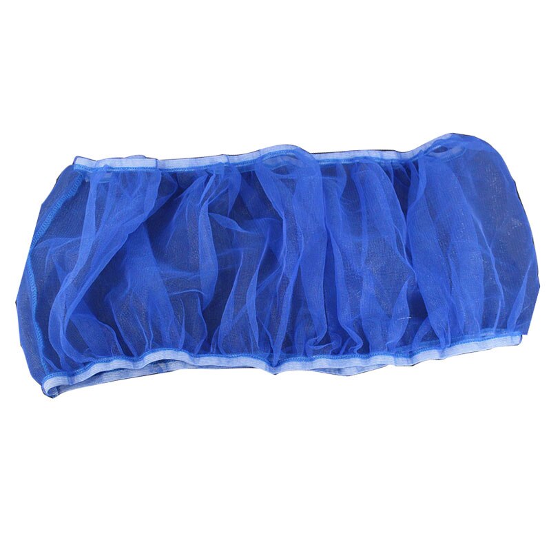 De malla de red loro jaula para pájaros neto de malla de jaula de pájaro cubierta mosquitera de gasa jaula cubierta de la jaula de pájaro de la red de tela guardia accesorios para jaulas de pájaros: Azul / L