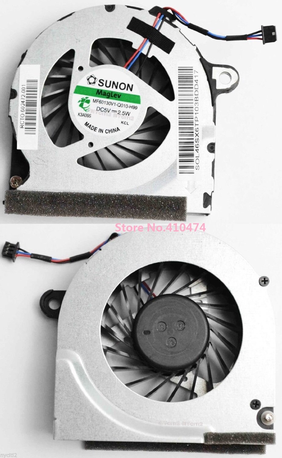 SSEA CPU Cooling Koeler Ventilator voor Hp Probook 4320 s 4321 s 4326 s 4420 s 4421 s 4426 s Laptop CPU Fan MF60130V1-Q010-H99 Gratis
