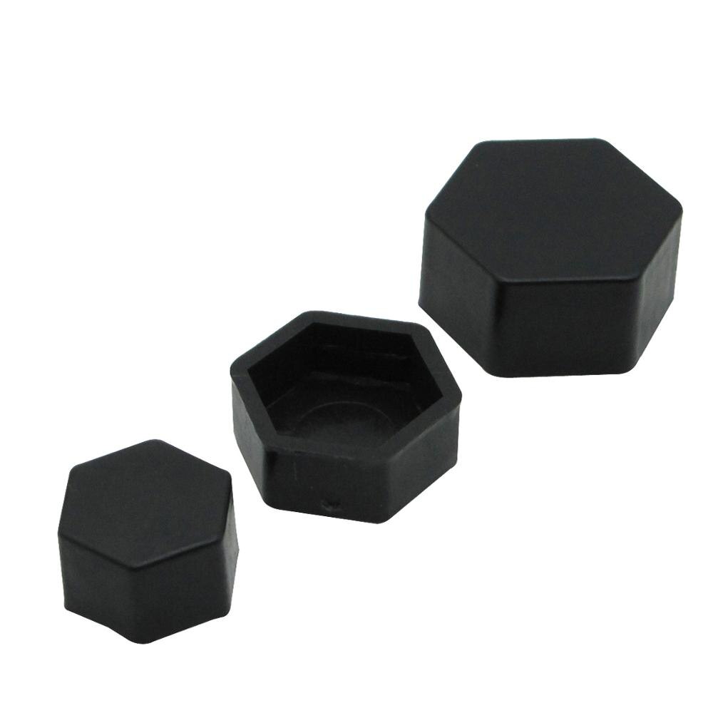 Colorful Hex Bolt Nut Decorative Protection Plastic Screw Cap 50PCS M6 M8 M10 M12 Black Plastic Hex Nut Caps