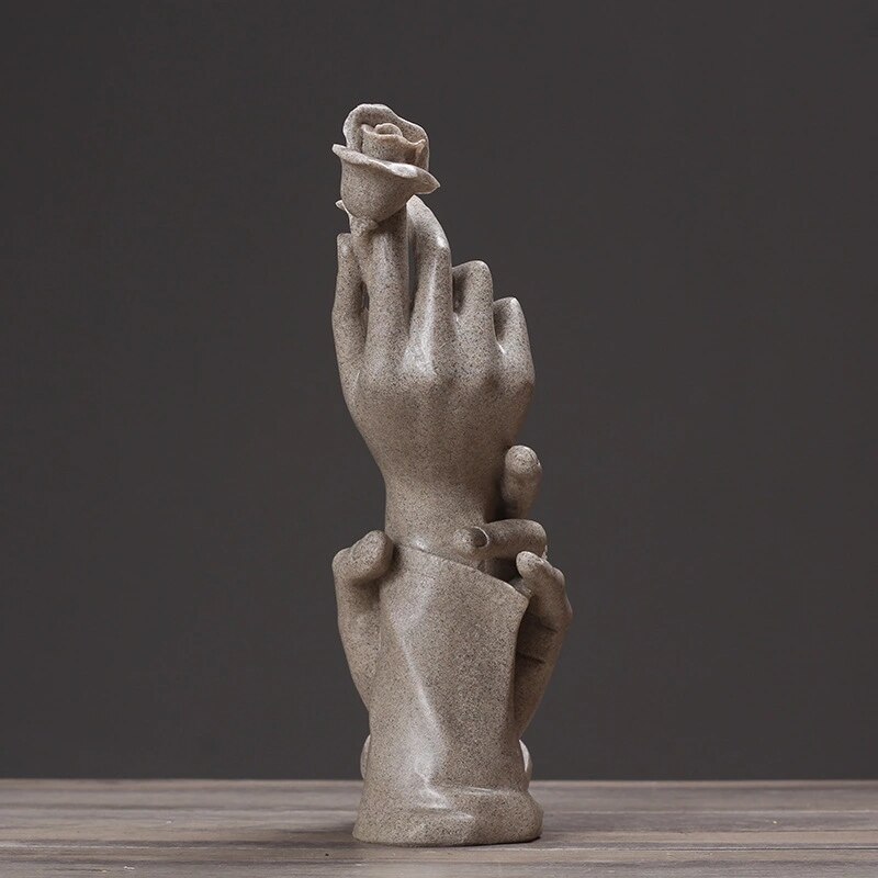 Abstrakt skulptur dekoration bryllup hjem stue vin skab cafe dekoration moderne hjemmekunst