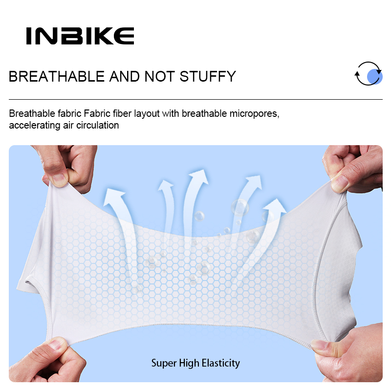 INBIKE Manicotti da ciclismo per braccio Uomo Manicotti di protezione UV per bicicletta Copri braccio per protezione solare Copri braccio in seta di ghiaccio Accessori per biciclette