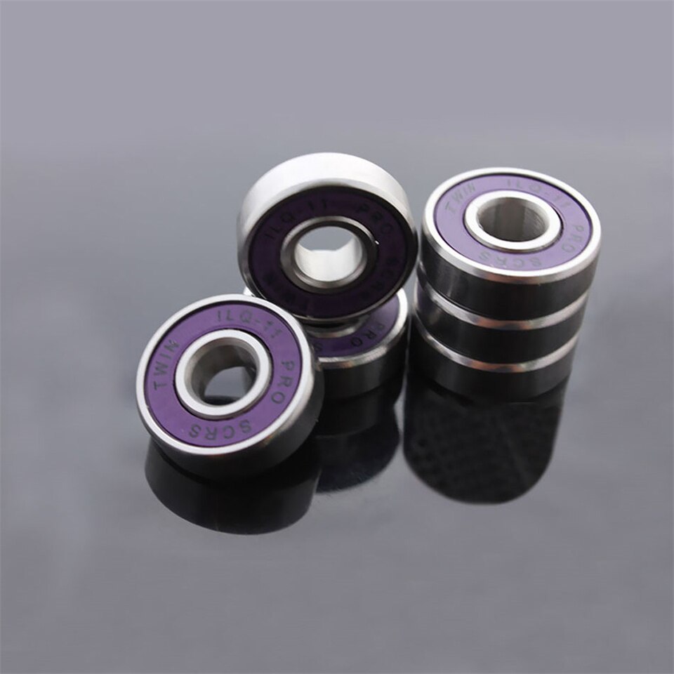 Ruedas para patines en línea 85A 80 76 72mm, lote de 8 Uds., ruedas para patines FSK Slalom HV High KSJ WFSC Otto ILQ-11, separador de rodamientos