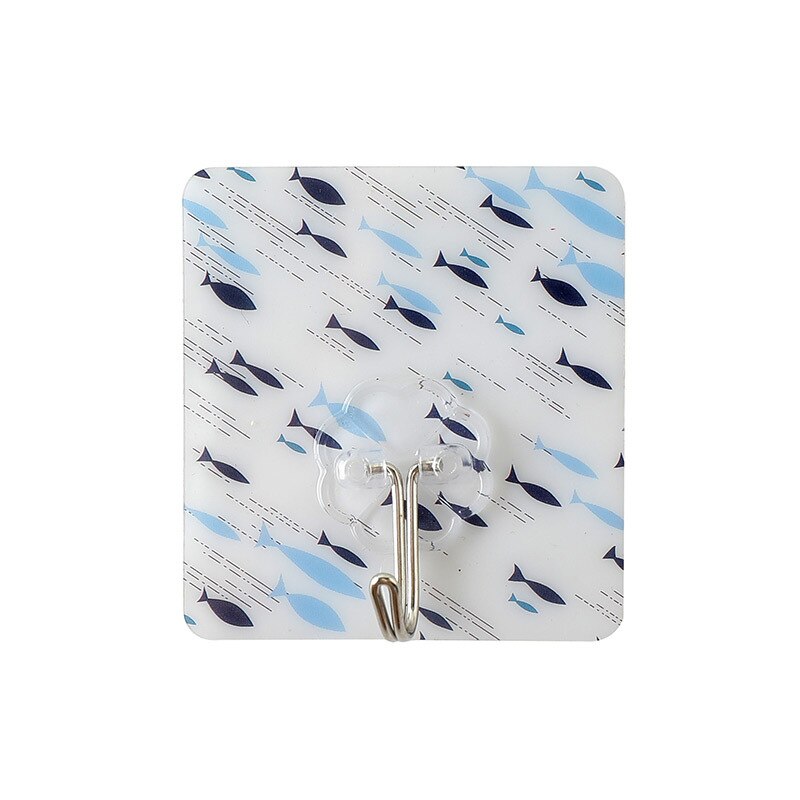 Door hook Cartoon strong glue hook wall sticker hook no trace no nail coat hanger stainless steel adhesive hooks