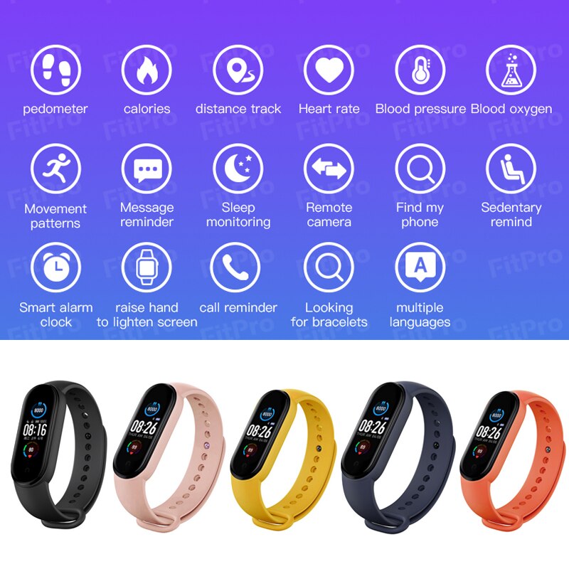Smartklokke menn kvinner skritteller Fitness sporer bluetooth sport smartklokker pulsarmbånd smartklokker til ios android