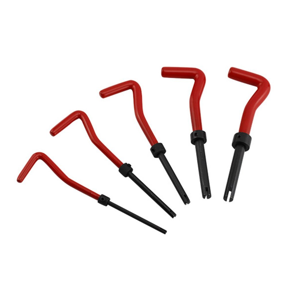131 Pcs Engine Block Restoring Damaged Thread Repair Tool Kit M5 M6 M8 M10 M12 for Helicoil Car Repair Tools Coarse Crowbar