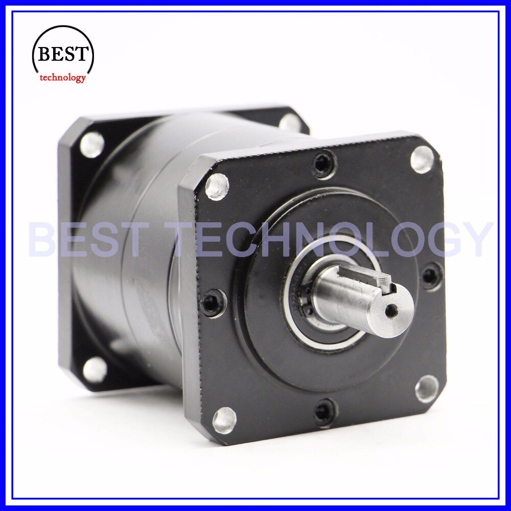 FTDCNTOP PLF90-L1-19 Planetary Gearbox Reducer – 3:1 To 10:1 Ratio For 750W AC Servo Motor, 19mm Shaft