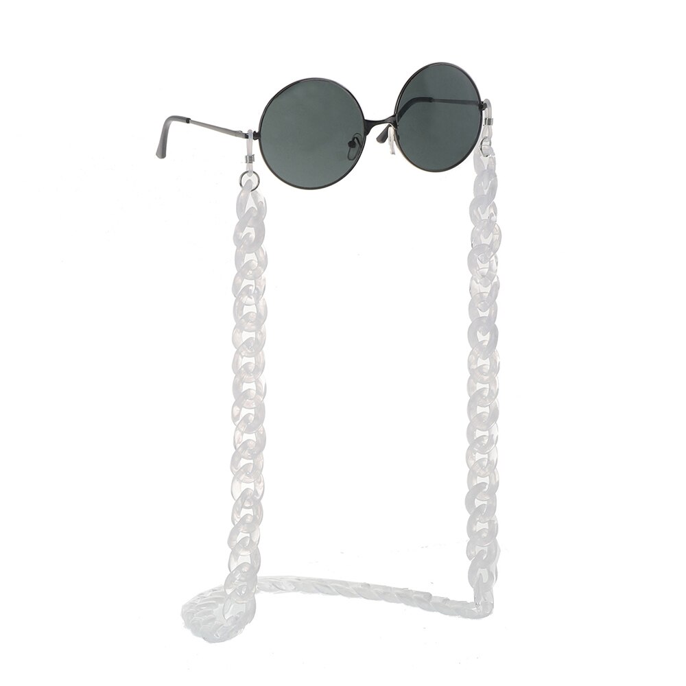 Mode Leesbril Ketting Voor Vrouwen Acryl Zonnebril Kettingen Lanyard Anti-Slip Cord Holder Neck Strap Touw