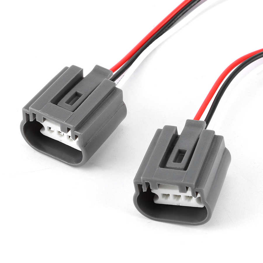Light Socket Harness 2pcs H13 9008 Female Socket Wire Harness Adapter Connector Harness Adapter Connector for Light