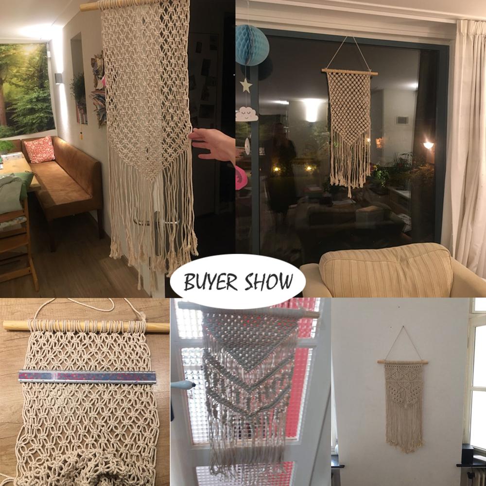 Stor macrame gobeläng macrame vägghängande bondgård dekor makrame rum dekoration gobeläng vägg för kvinnor