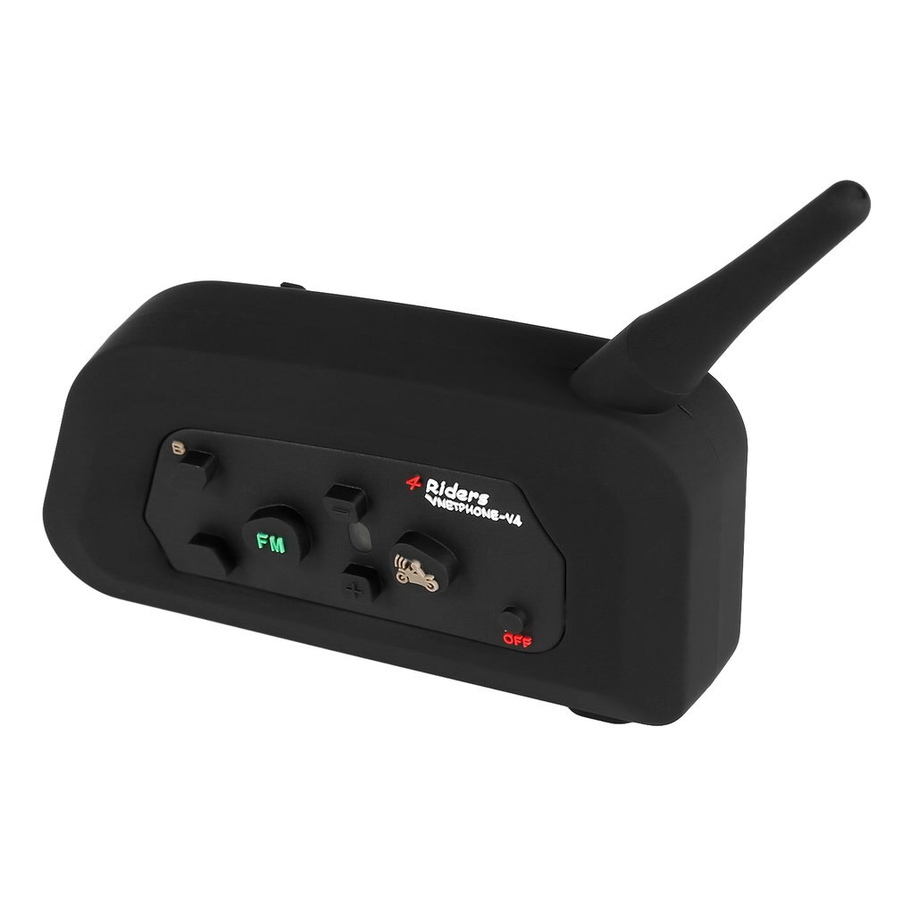 Talkie-walkie BT pour casque de moto, intercom pour 4 motocyclistes, pour le ski, , V4-1200M
