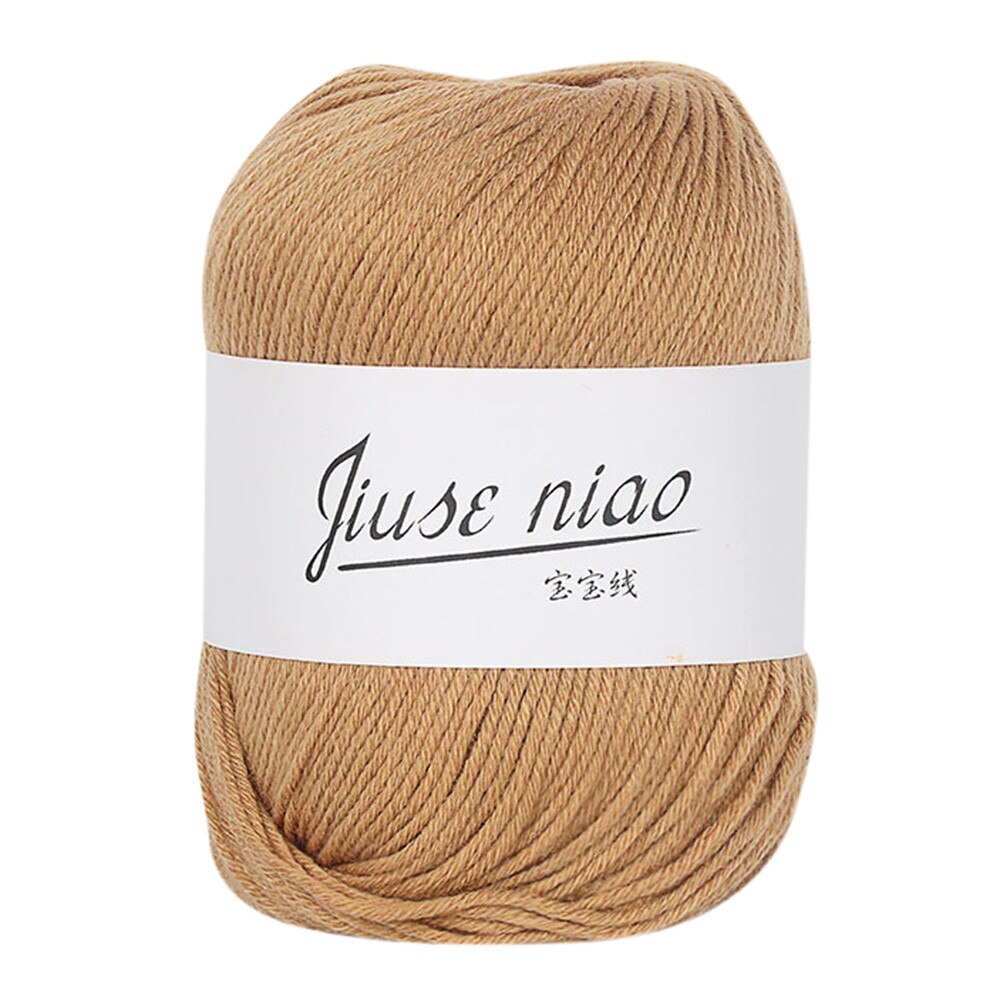 1Pc Hand-Gebreide Wollen Garen Winter Baby Huidvriendelijke Katoen Gehaakte Katoenen Draad Bal Huishouden Gebreide Kasjmier garen: E