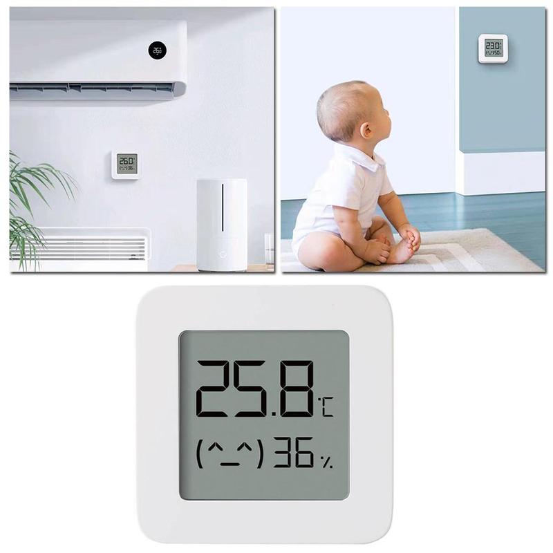 Thermometer Hygrometer 2 Smart BT LCD Screen Digital Temperature Mijia Humidity Moisture Meter Sensor Bluetooth Supplies G6I7