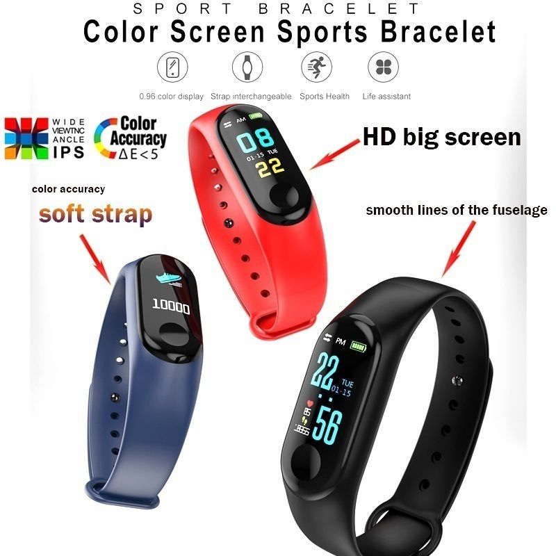 Smart Bracelet Heart Rate Monitor Pedometer Heart Rate Monitor Outdoor Fitness Equipment