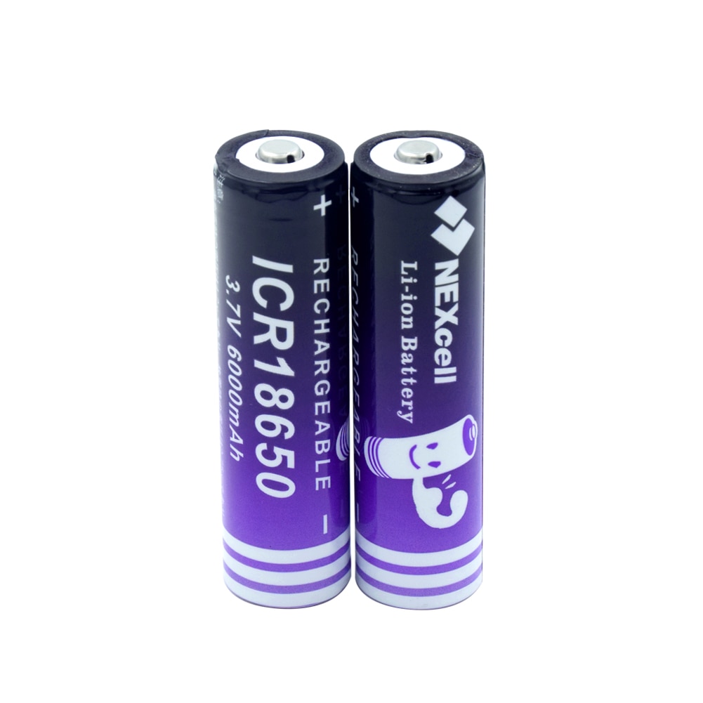 18650 batterie 3,7 V 6000mAh ICR 18650 wiederaufladbare liion Lithium-batterie für LED taschenlampe Mini Fan batery Li-Ion bateria