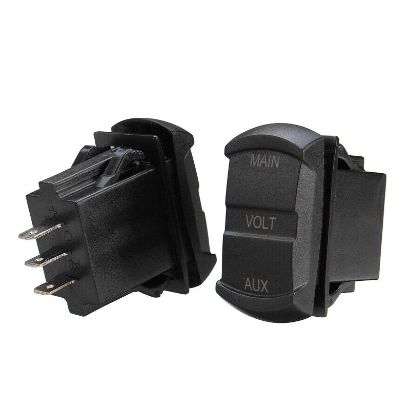 LED DC 10-60V Dual Voltmeter Gauge Voltage Panel Meter Display DC12v