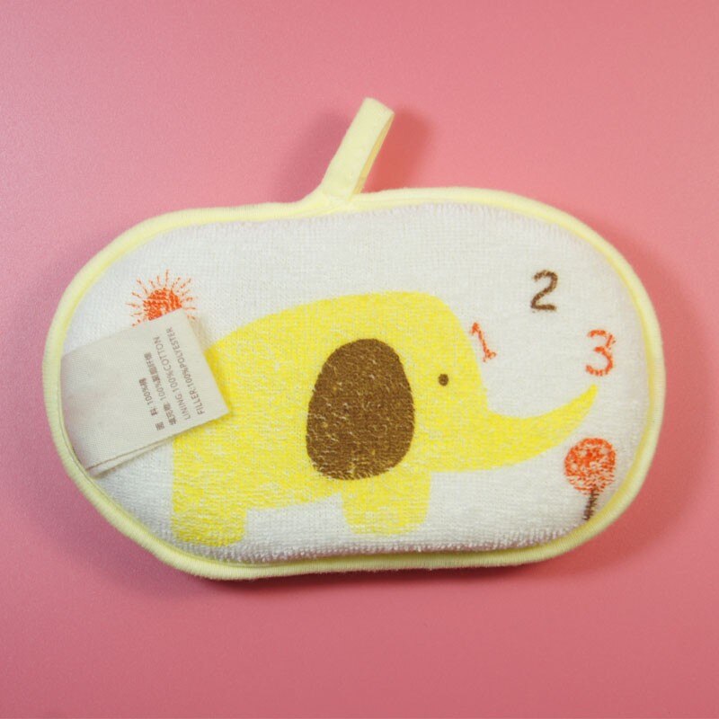 Bad Borstels Douche Producten Comfortabele Zachte Handdoek Accessoires Zuigeling Spons Katoen Wrijven Body Wash Kinderen Wrijven Baby: yellow