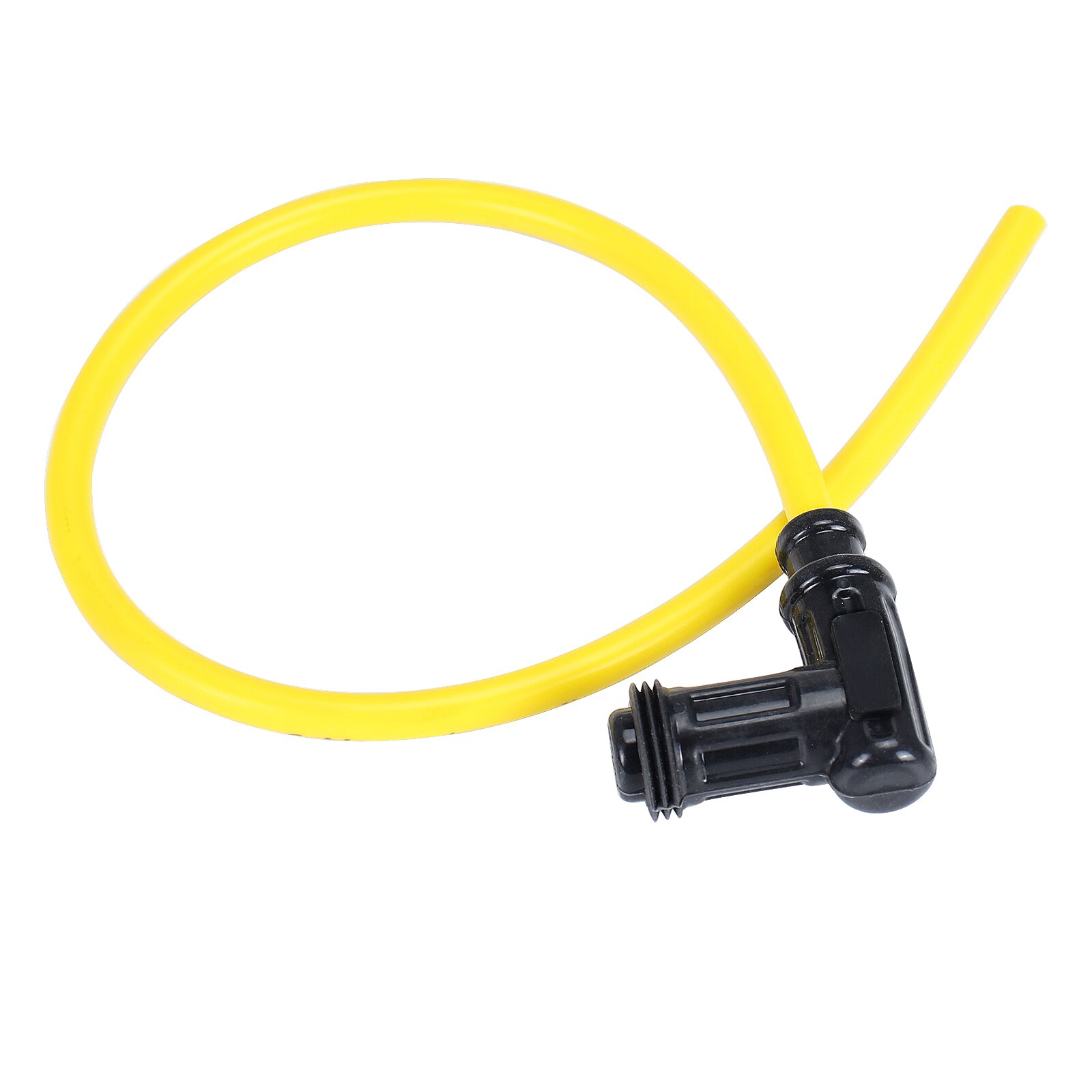 Power Cable Wires Ignition Coil Spark Plug Iridium 50cm Yellow Cap Motorcycle Racing Street