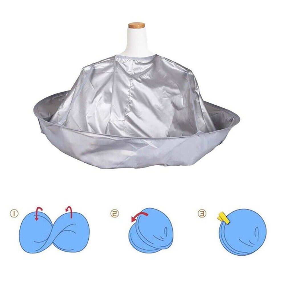 Adult medium size barber clothing dye hair barber cloak 3D breathable barber cloth Hair Cutting Salon Gown Apron