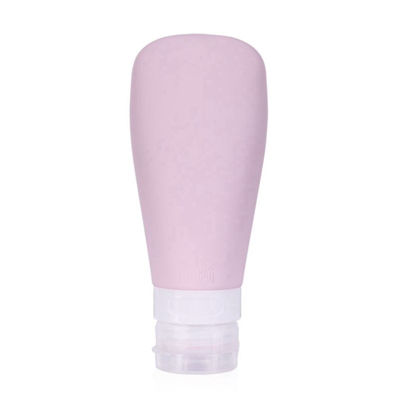 1 stk 60ml 90ml genopfyldelig silikone flaske rejse shampoo flaske lotion rejse pakning presse flasker bærbar kosmetik beholder