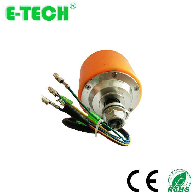 CE approved double shaft 3 inch BLDC scooter hub motor wheel