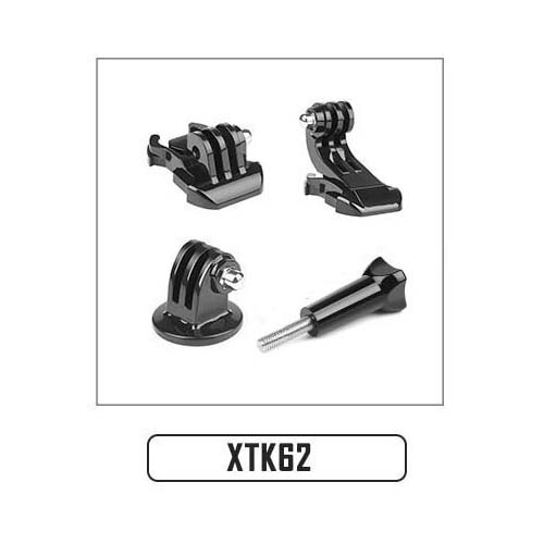 Schieten 2 Stuks Borstband Helm Voor Mount Verticale Surface J-haak Buckle Mount Voor Gopro Hero 8 7 6 5 Sjcam Xiaomi Yi Accessoire: XTK62