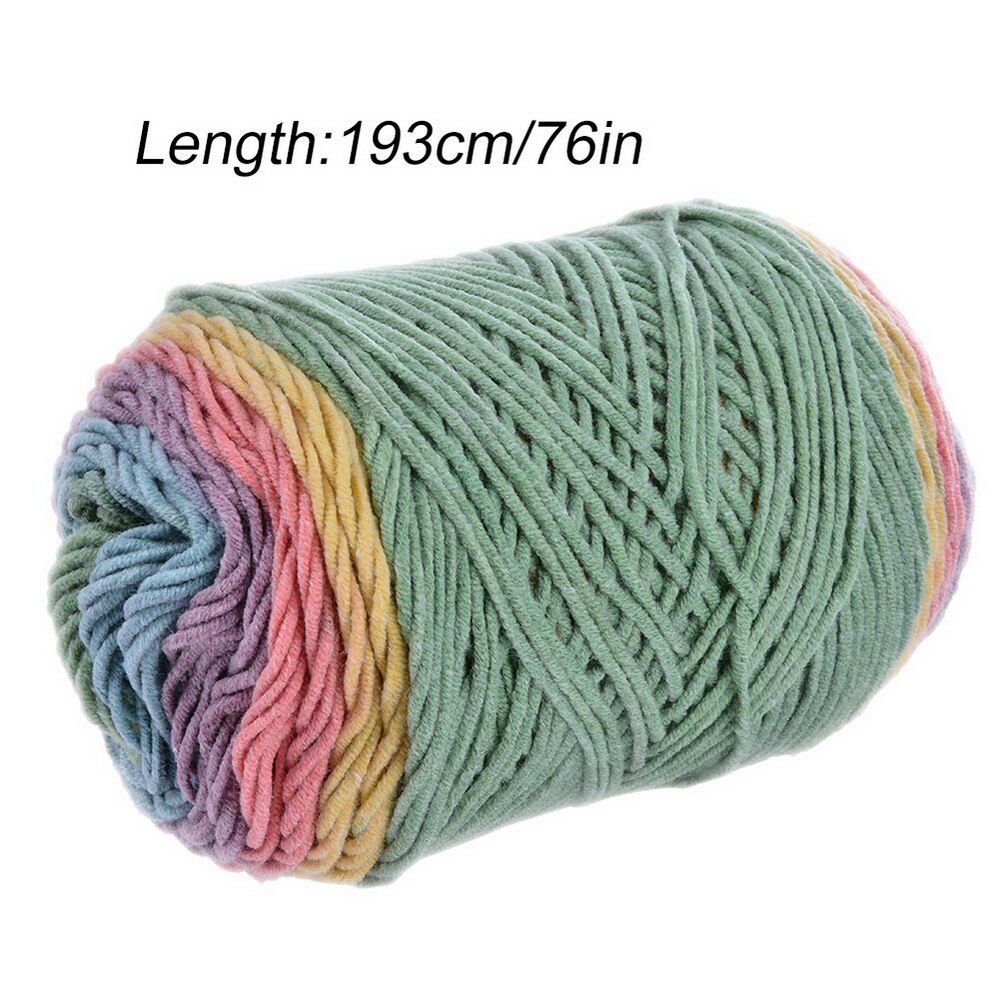 Suave algodón de bambú Natural hilo de tejer a mano Baby Milk Cotton Yarn tejido por 2,5mm agujas crochet Yarn DIY Rag doll: 018