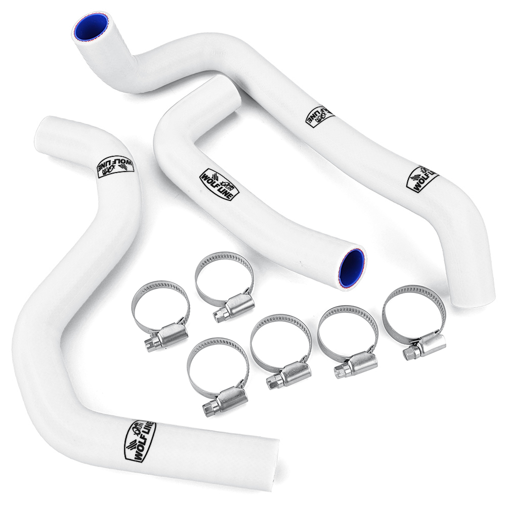 Kit de tuyaux de refroidissement en silicone pour moto, tubes refroidis à l'eau, Street Triple RS765, R765, 765, , , RS R 2022: WHITE