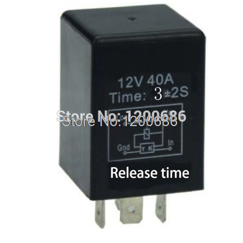 FN YS020 30A Automotive 12V Time Delay Relay 5S 10S 1MIN 5MIN 10MIN turn off delay relay output turn off after switch turn off
