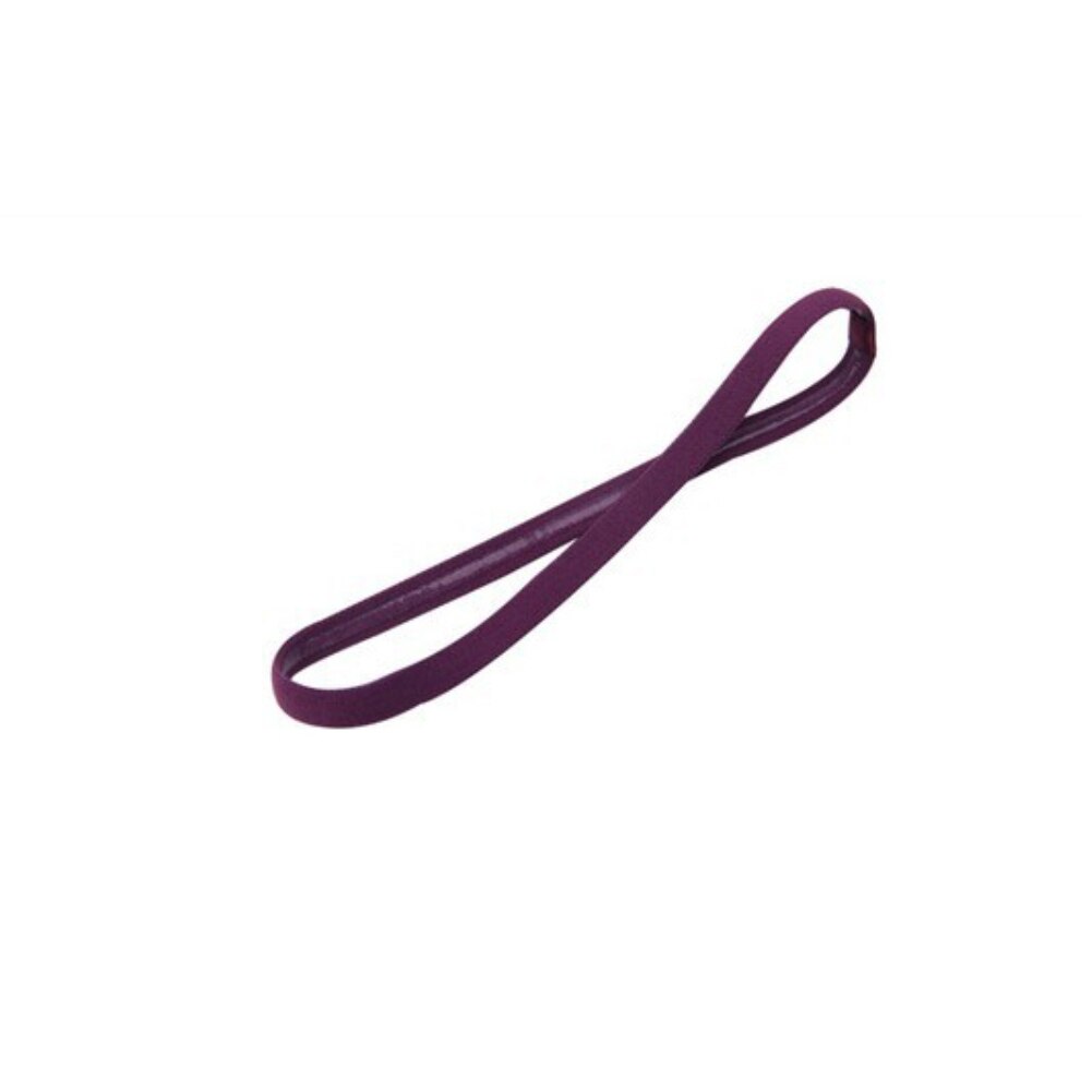 Snoep Kleur Rubber Touw Elastische Draad Koord Touw Rubber Band Elastische Stretch Koord Hoofdband Anti-Slip Yoga Sport Gym tool: Paars