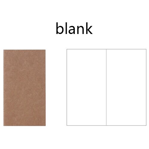 Cute Kawaii Weekly Monthly Planner Book Kraft Paper Cover Travelers Notebook For Kids Office Supplies