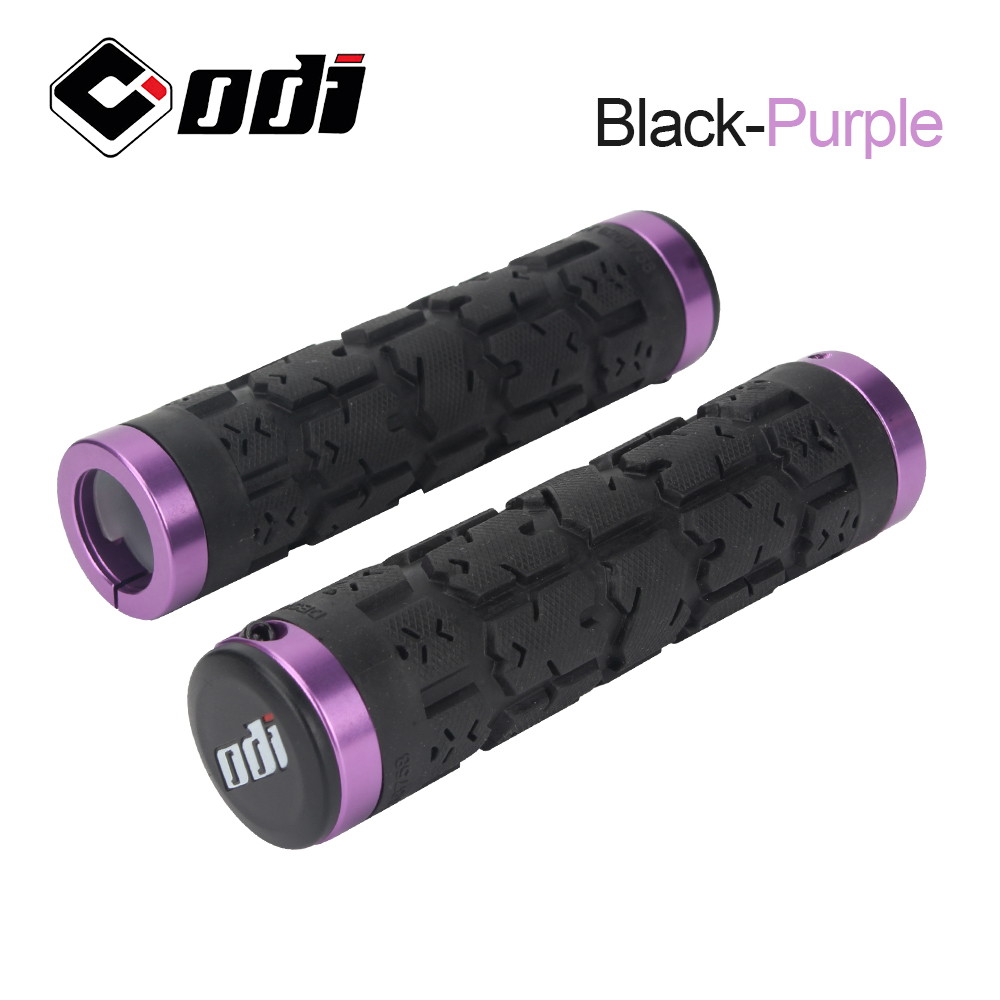 ODI RG01 Bicycle Handlebar Grips Rogue Lock-on Anti-Slip Shock Absorption Handle Cover Double Locking for MTB/Road Bike Parts: SKY BLUE