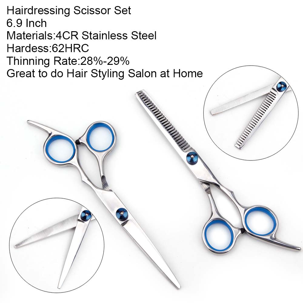 Professionele 6.0 Inch Kapper Scisors Snijden Kapper Dunner Schaar Salon Rvs Snor Schaar