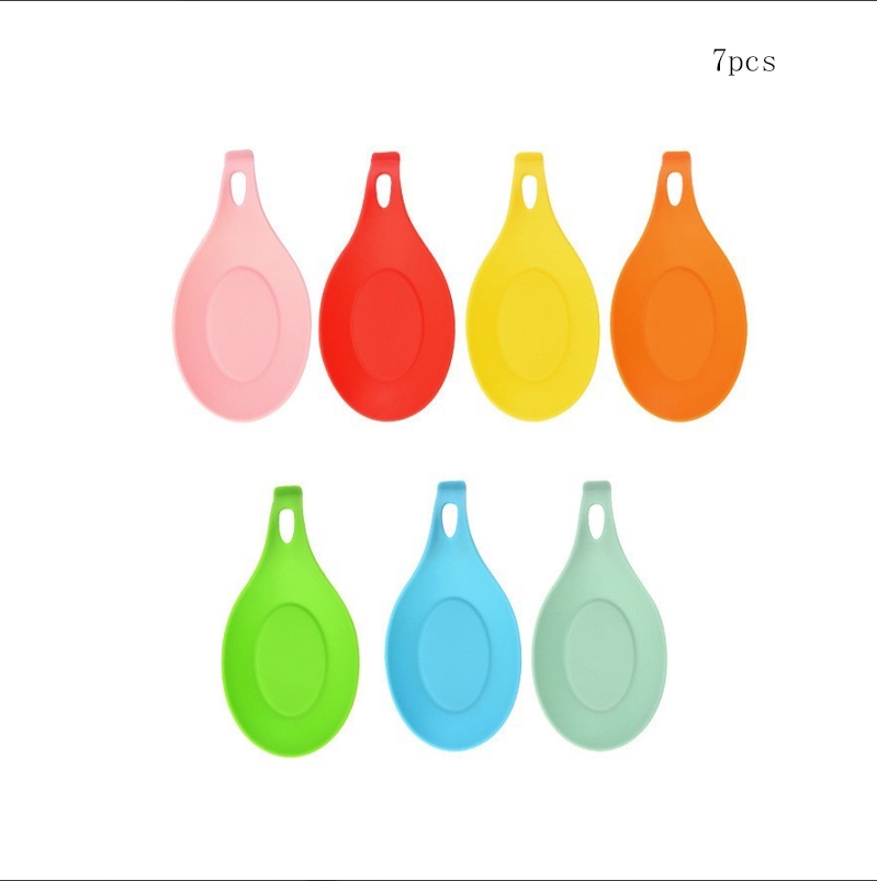 Support de spatule repose-cuillère en Silicone, résistant à la chaleur, plateau de napperon, outils de cuisine, offre spéciale