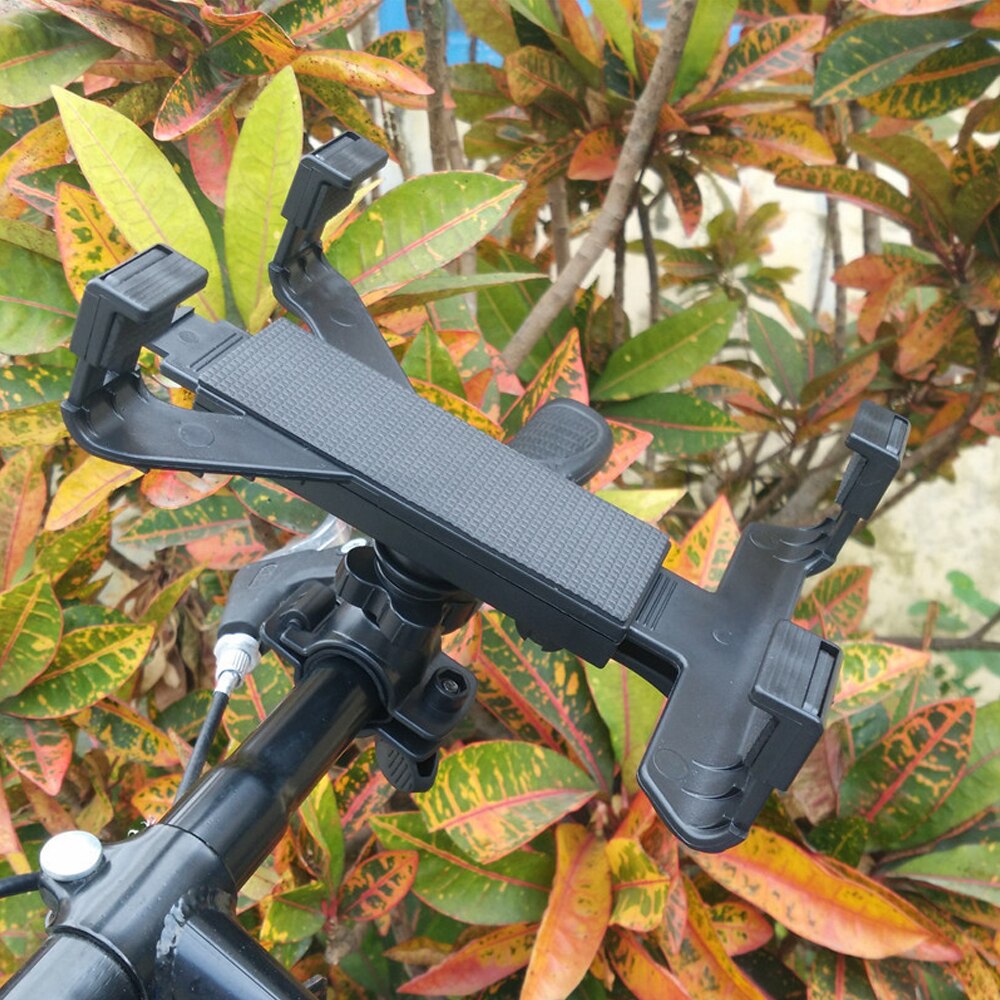 Xnyocn 7"-11" Bicycle Bike Motorcycle Adjustable Angles Bracket Tablet Holder Stand for Ipad Air Mini 2 3 4 Tablet Holder Mount