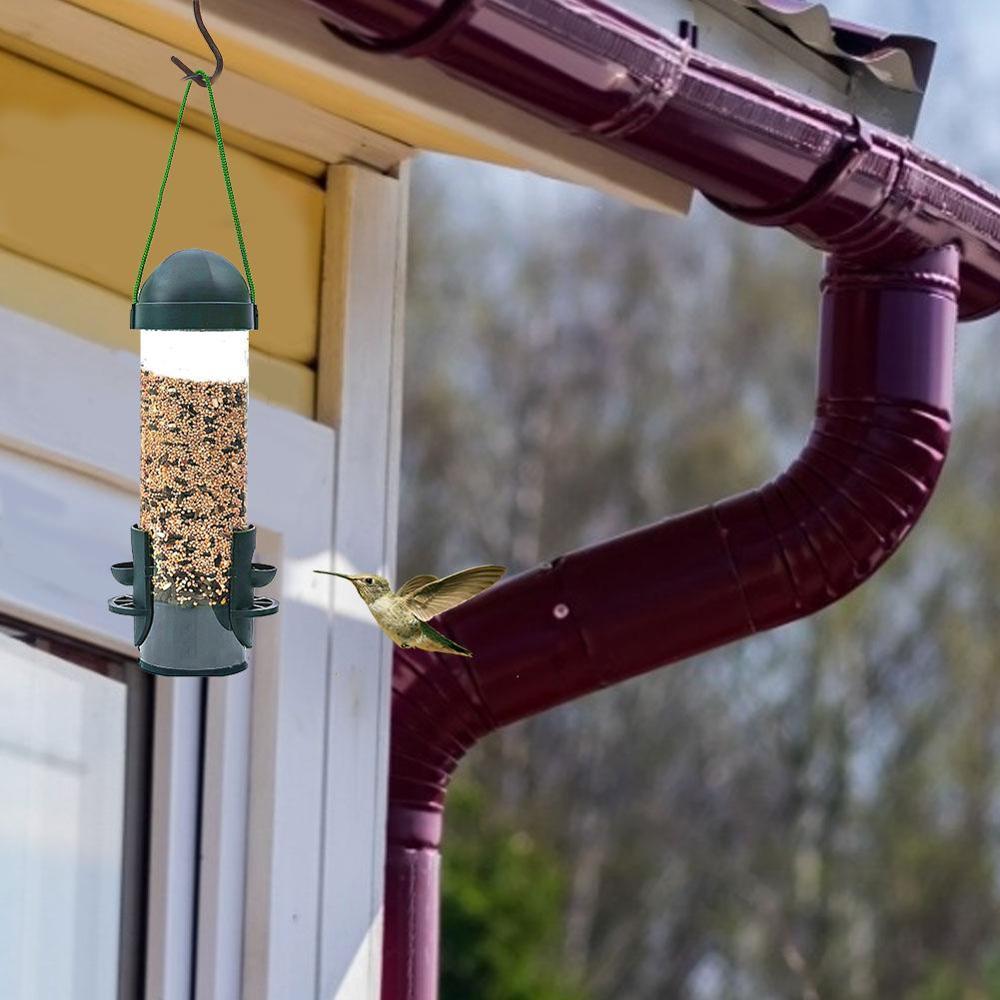 Bird Feeders Feed Station Hanging Garden Birds Food Feeders Outdoor Plastic Pet Feeder Tree Garden Decoration
