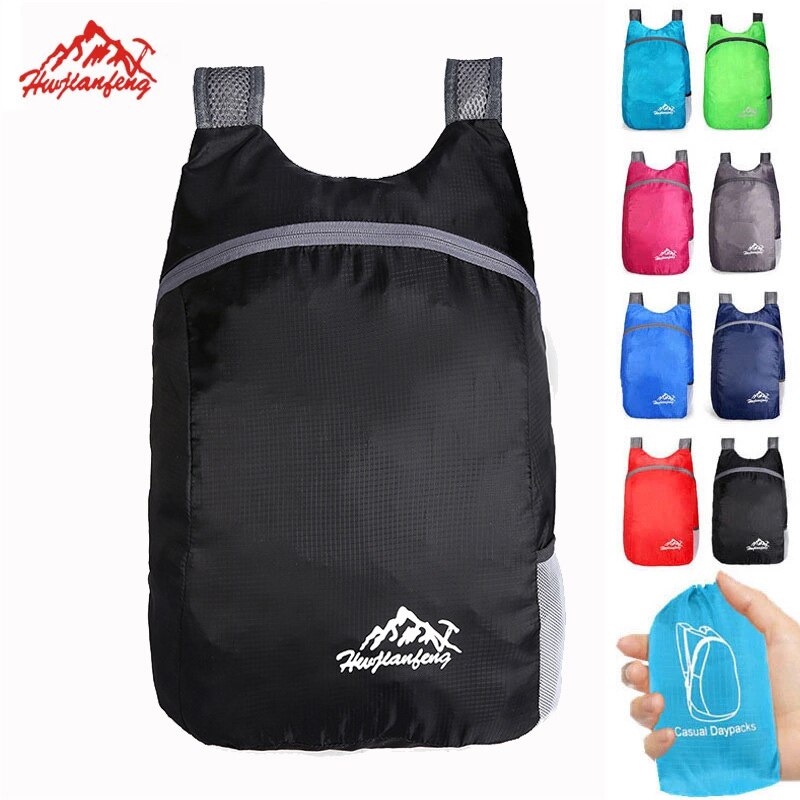 Waterdichte Opvouwbare Rugzak Mannen Vrouwen Wandelen Rugzak Trekking Tas Dagrugzak Outdoor Sport Tas Opvouwbaar Opbergzakken