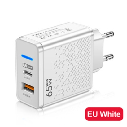 65W GaN Charger EU US Plug Adapter Laptop Fast Charging For iPhone USB Type C Quick Charger Mobile Phone USB Charger: IL