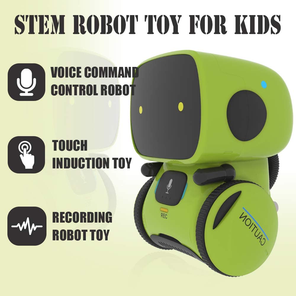 Børn smarte talende robotter, intelligent partner og lærer, med stemmestyret og berøringssensor, sang, dans, gentagelse