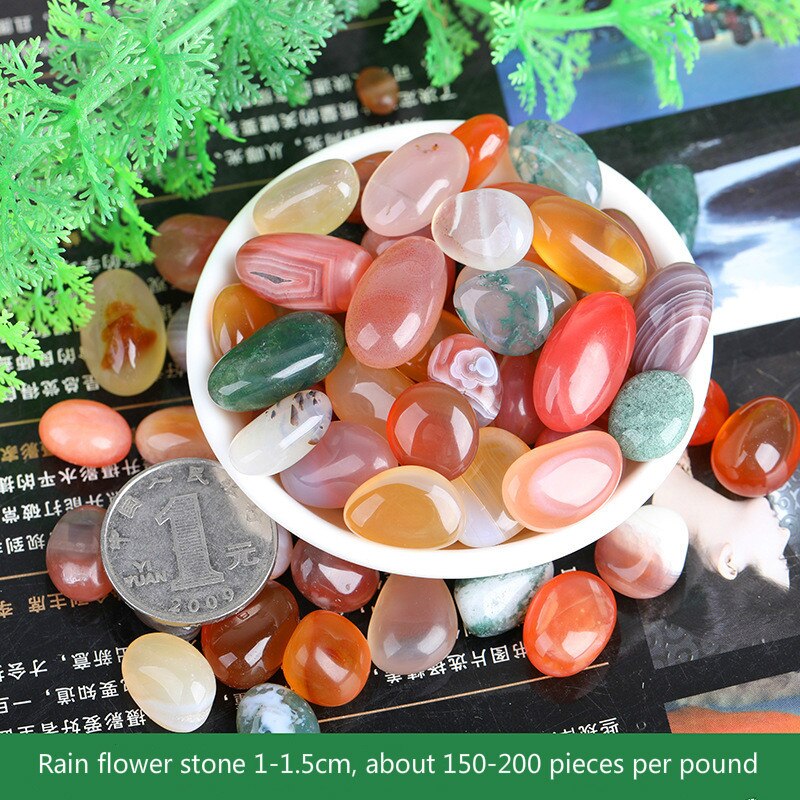 500G Regen Bloem Steen Aquarium Gekleurde Steentjes Bloempot Decoratie Stenen Tuin Tuinieren Tuin Decoratie: J